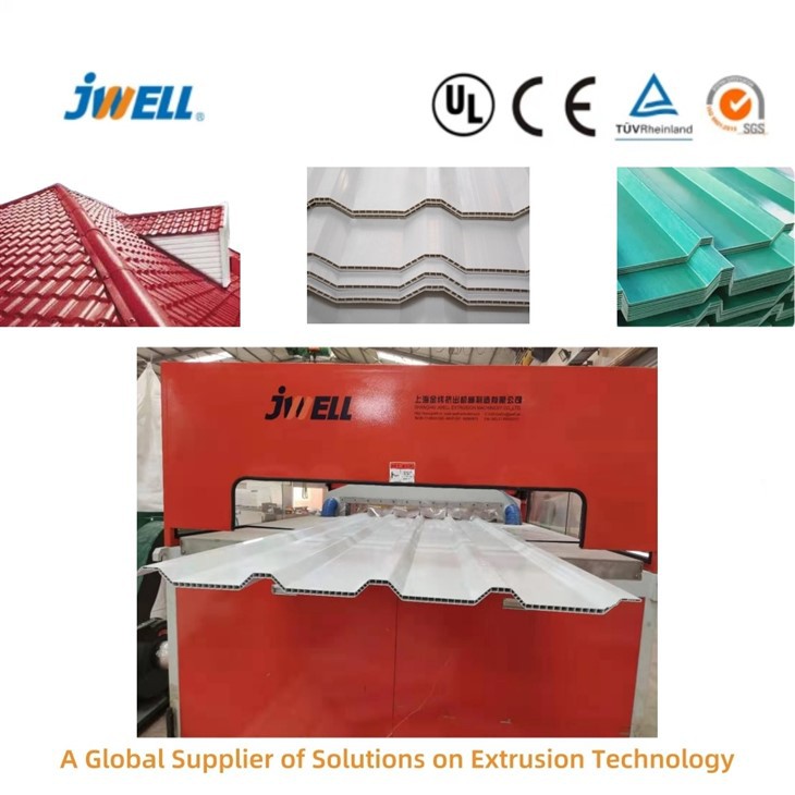 PVC And ASA Roof Tile Extrusion Line